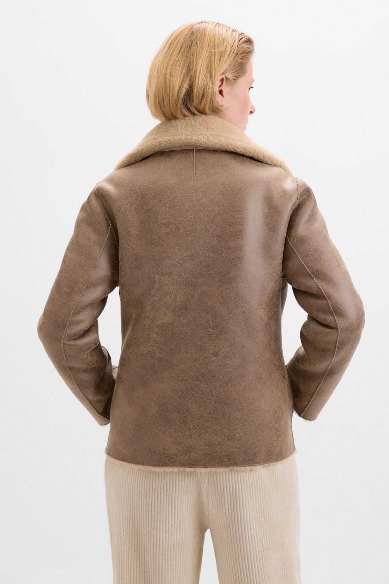 Cortefiel Reversible double-sided jacket Ivory