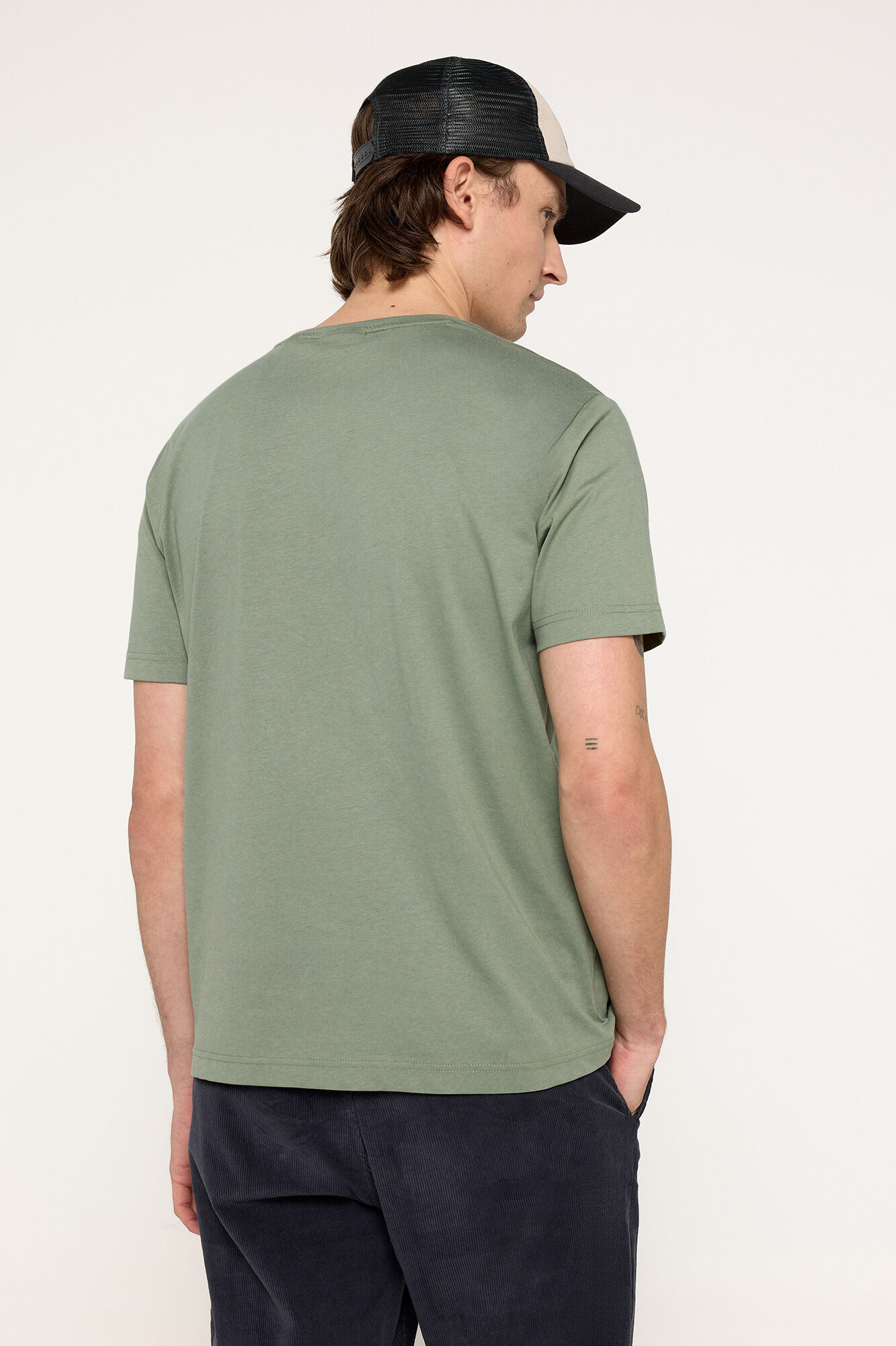 Gant T-shirt 100% algod&atilde;o Verde