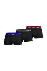 HUGO Pack of three boxers Black