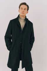 Cortefiel Removable lining coat Navy