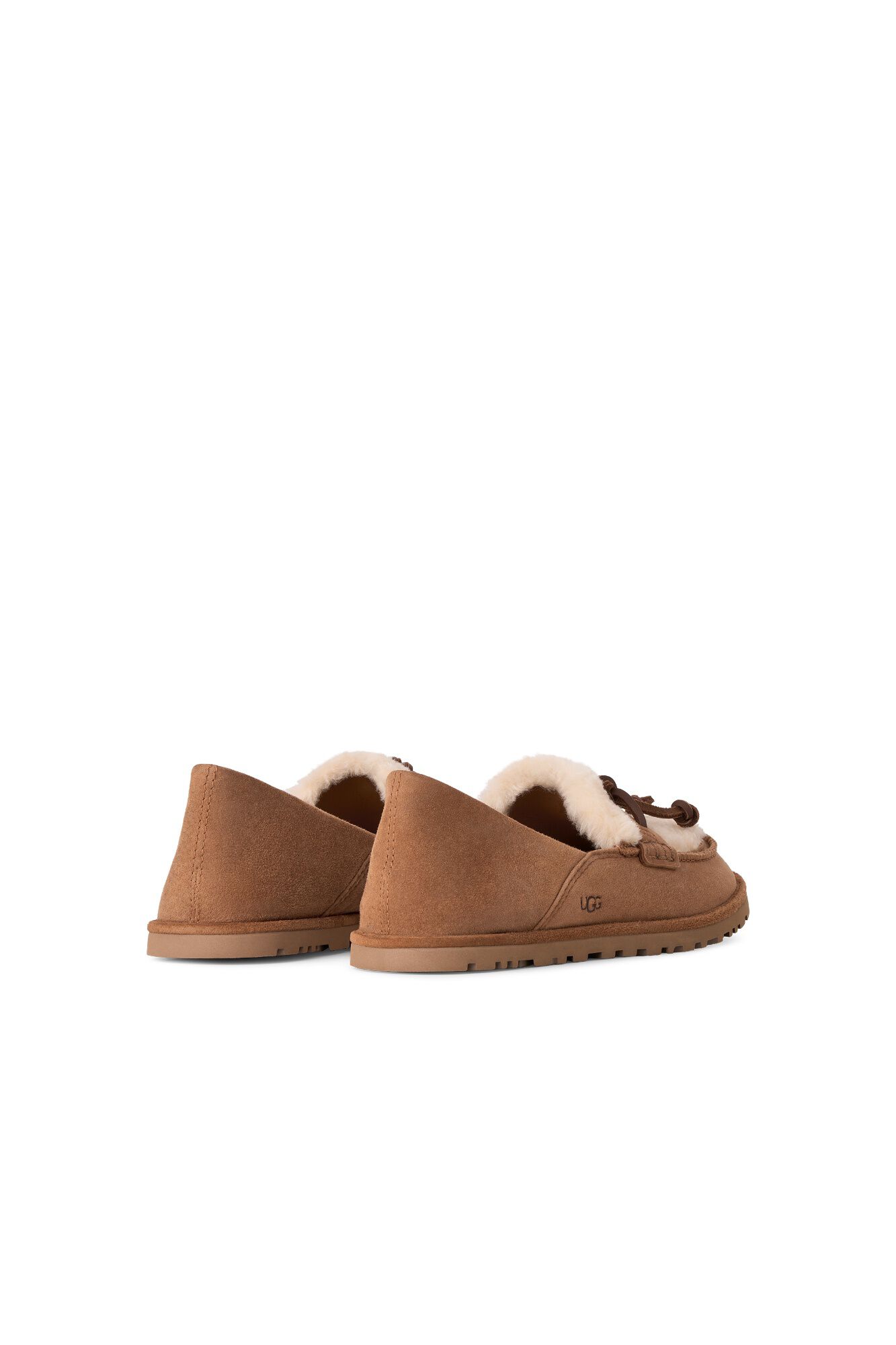 Ugg Mocassim Zora Castanho