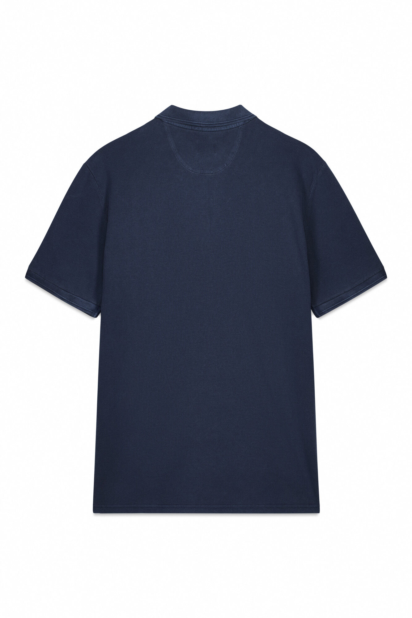 OOTO Polo piqu&eacute; lavado bordado avi&oacute;n Azul oscuro