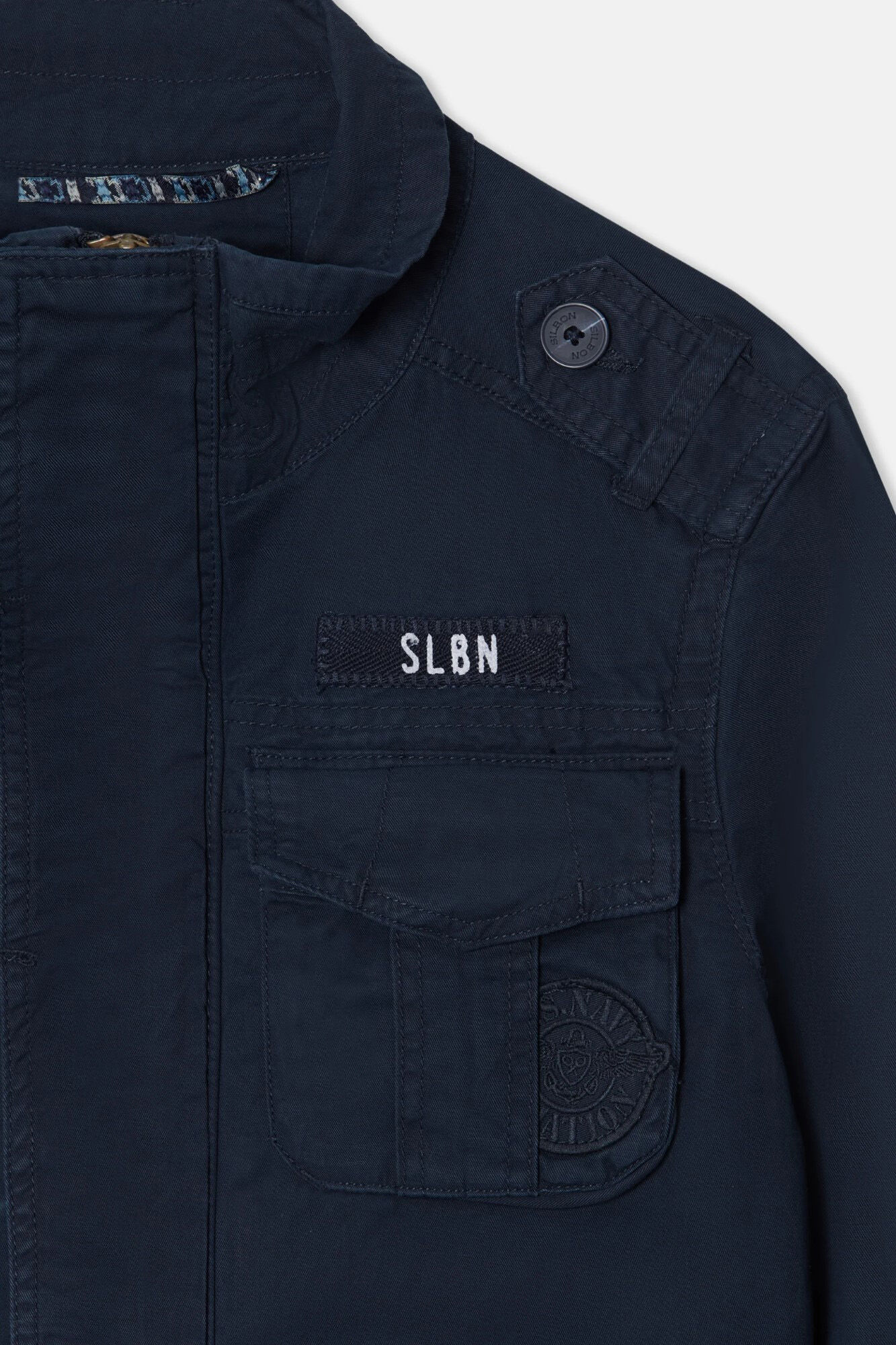 Silbon Military jacket Blue