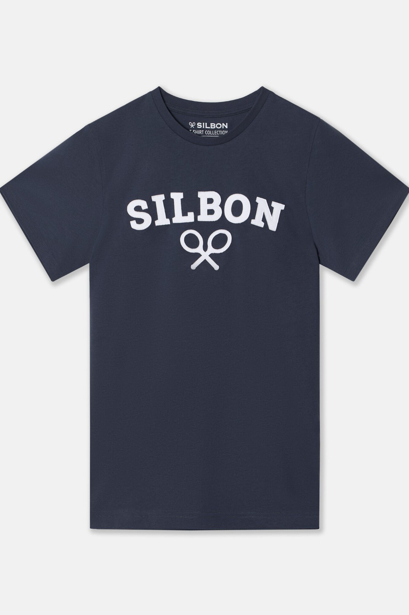 Silbon Silbon racket t-shirt stockings Navy