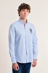 Valecuatro Camisa masculina Valecuatro azul claro Espanha Azul