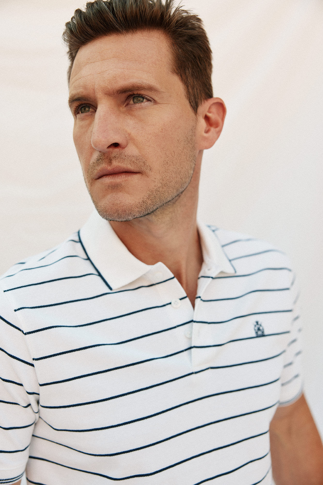 Cortefiel Striped polo shirt