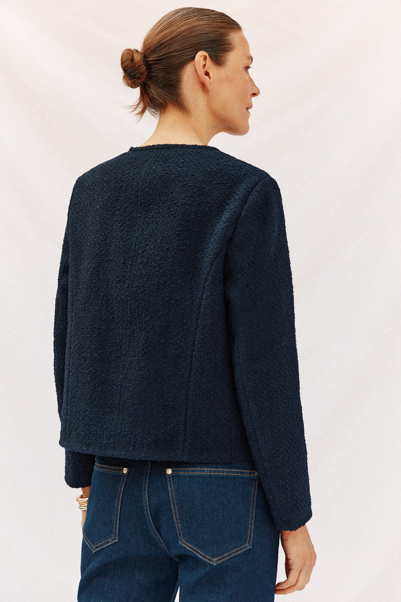 Cortefiel Structure jacket Blue