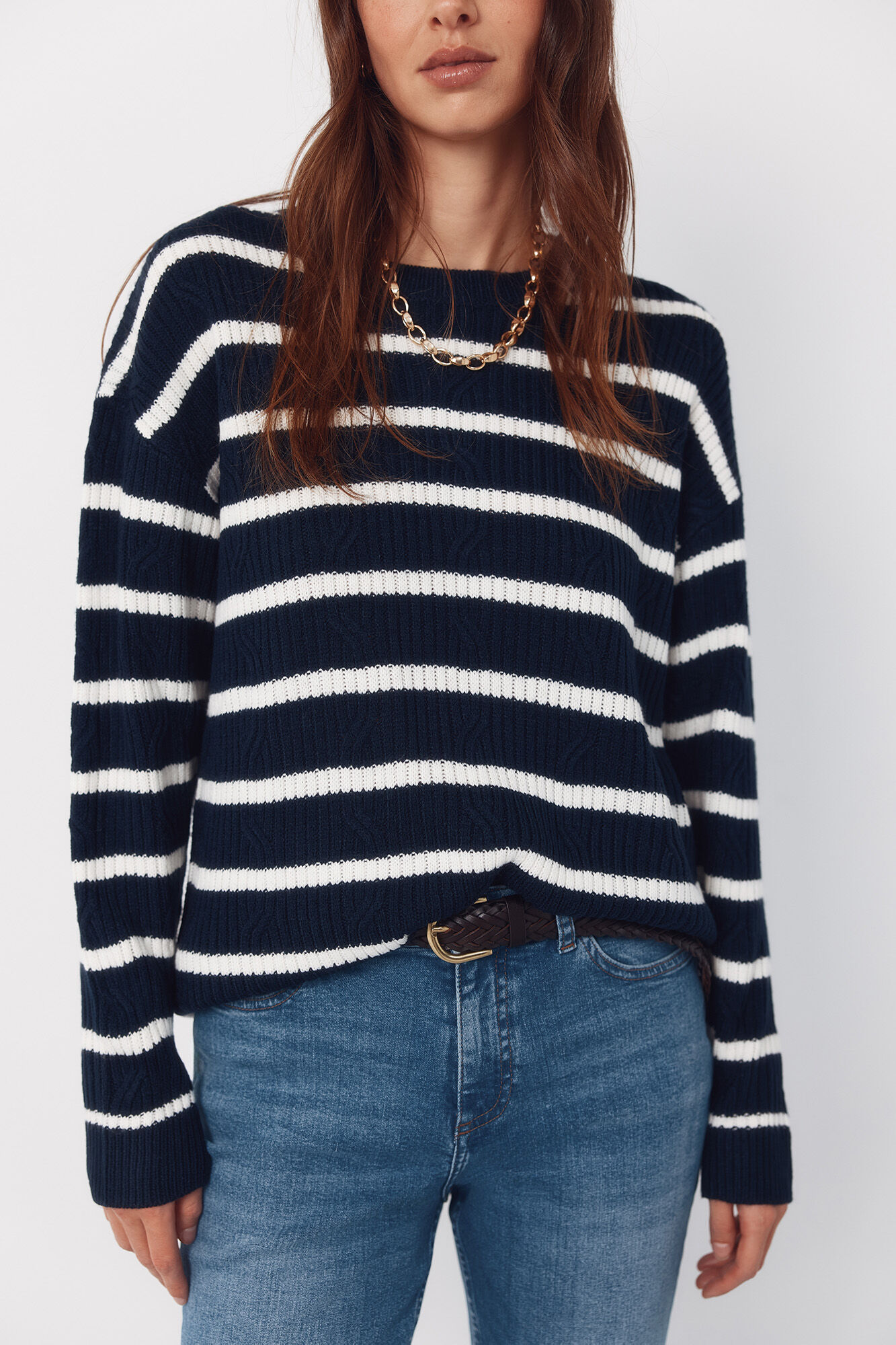 Cortefiel Jersey tacto suave Estampado azul