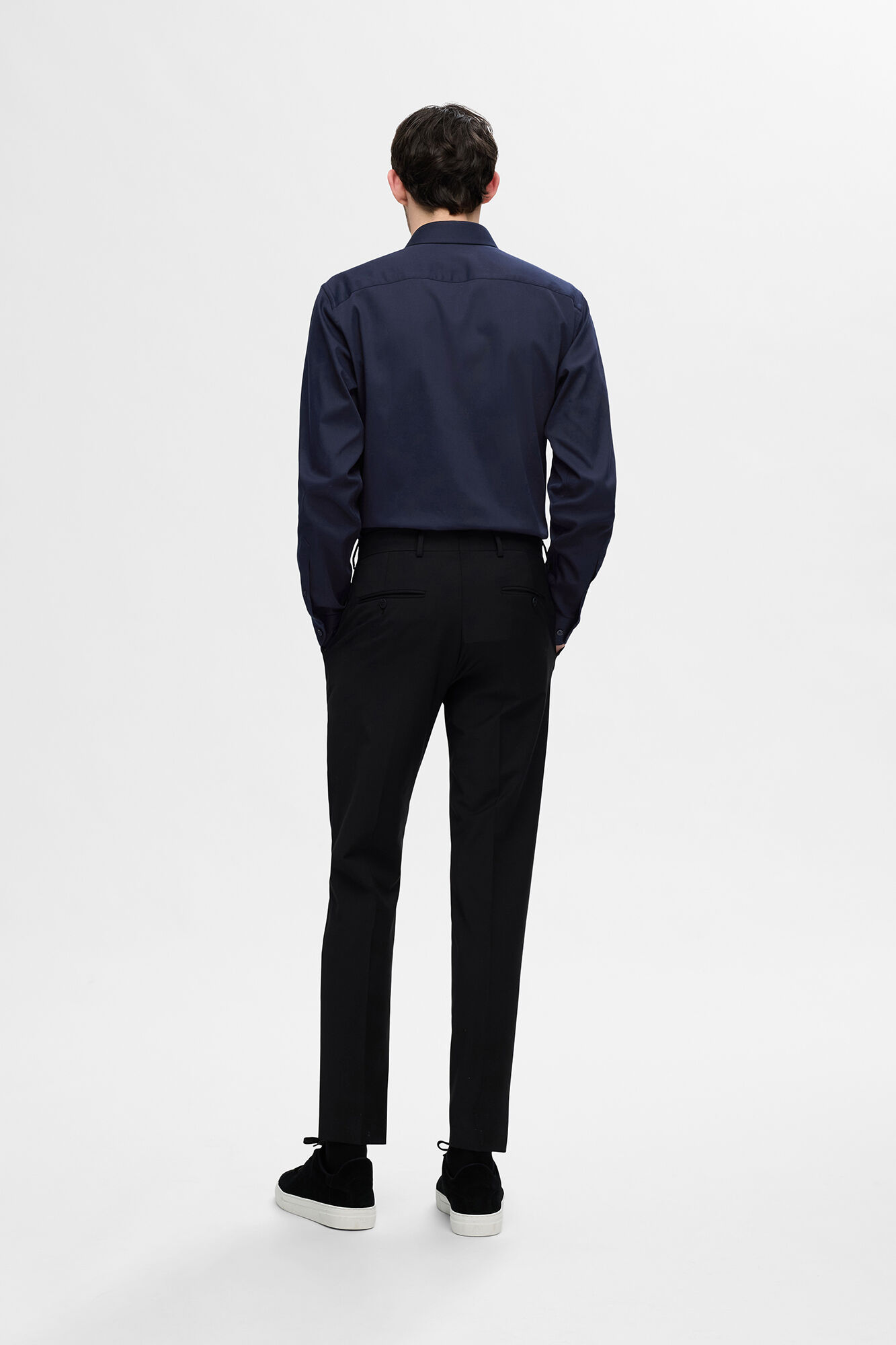 Selected Camisa Slim Fit de vestir Azul