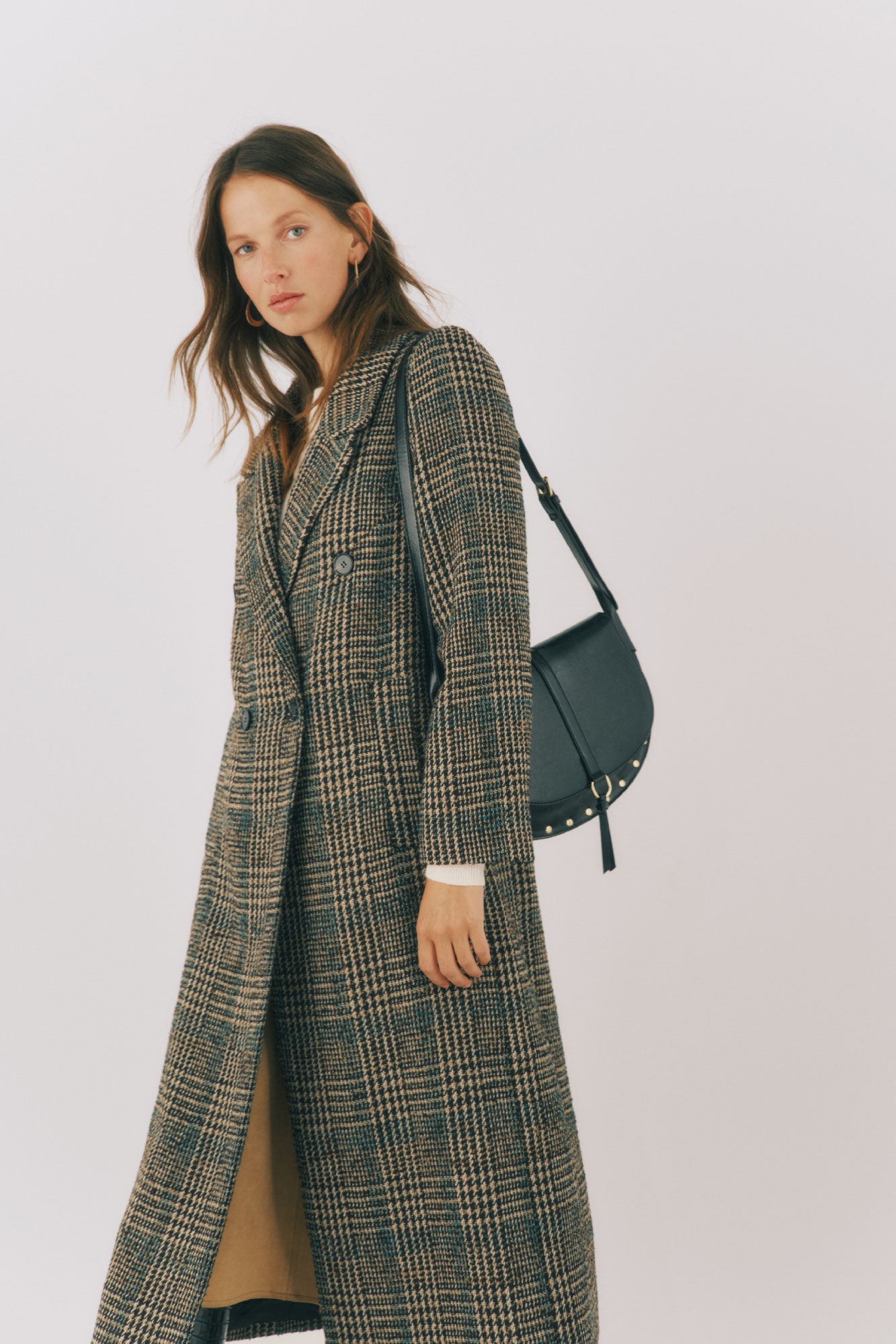 Cortefiel Casaco Sobretudo tecido