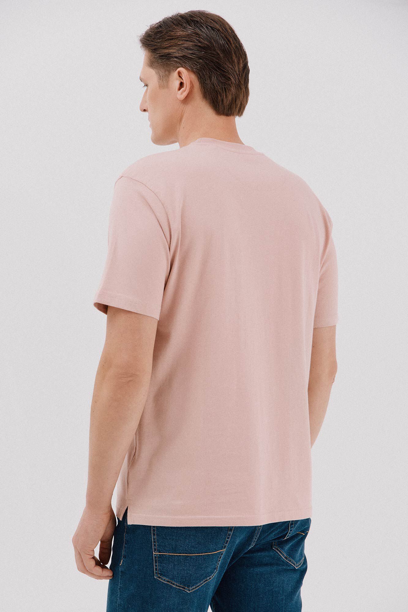 Cortefiel Basic T-shirt Pink