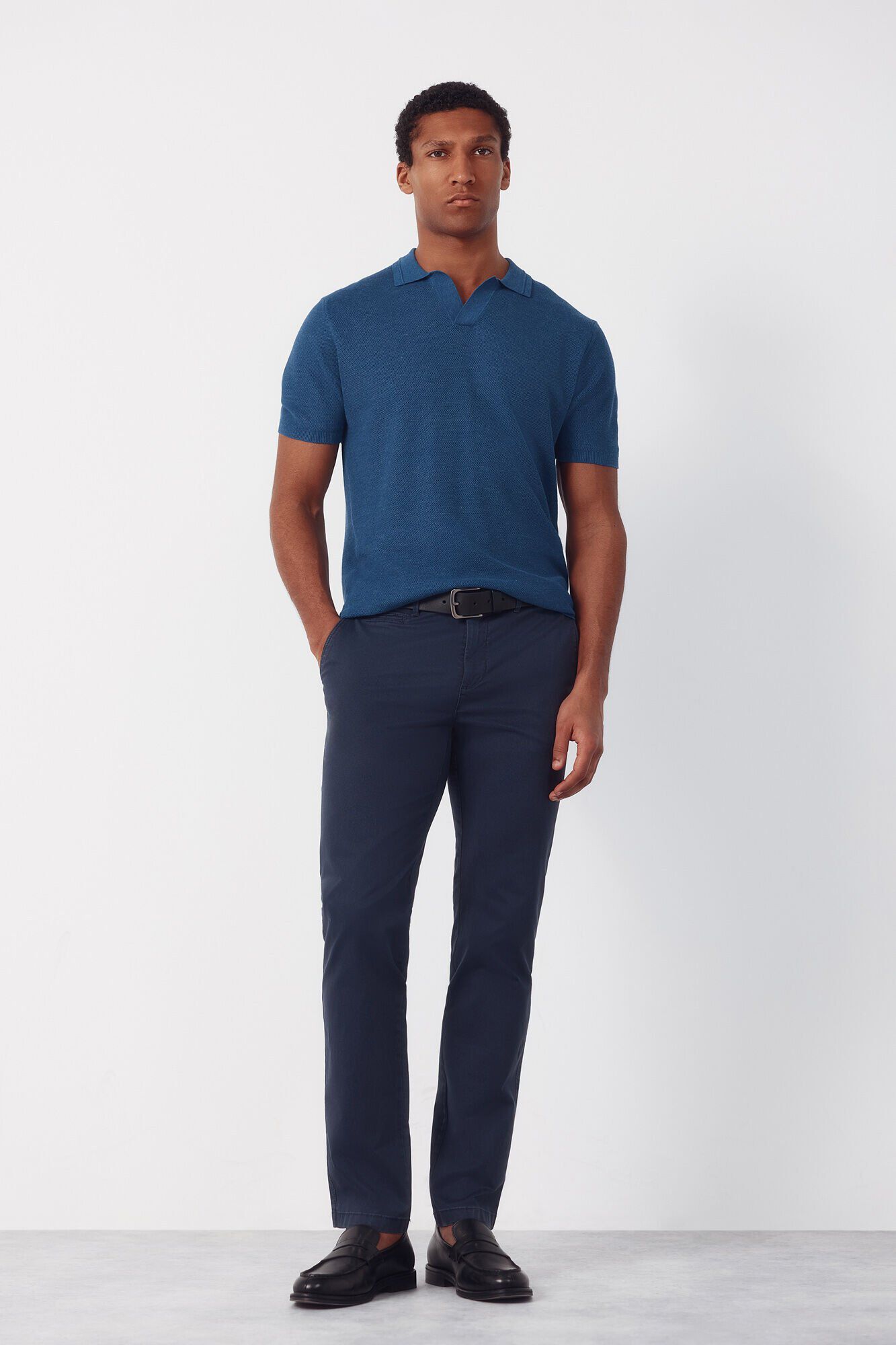 Cortefiel Piqu&eacute; short sleeve polo shirt