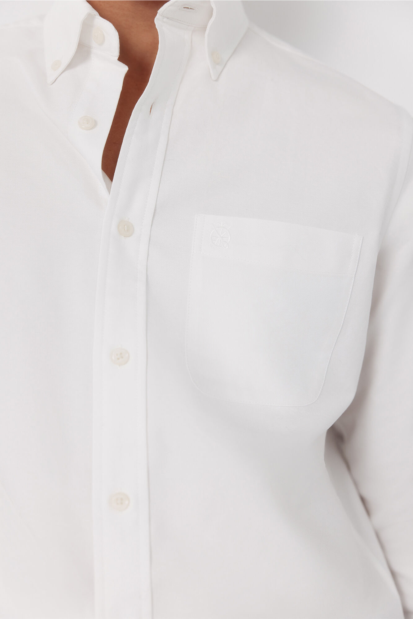 Cortefiel Camisa oxford lisa Branco