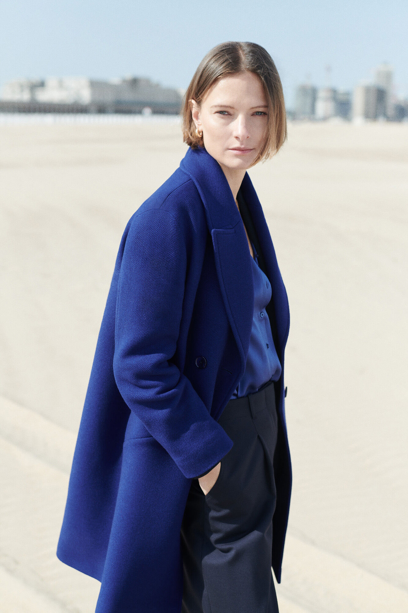 Caroll Camisa 100% seda