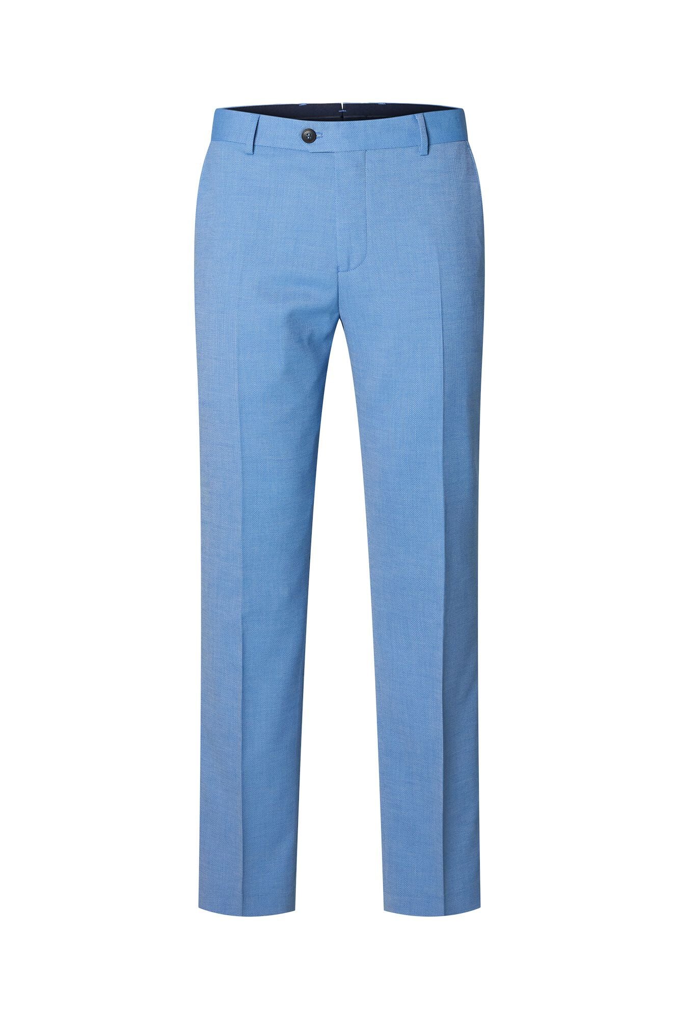Selected Wool Slim Fit suit trousers Blue