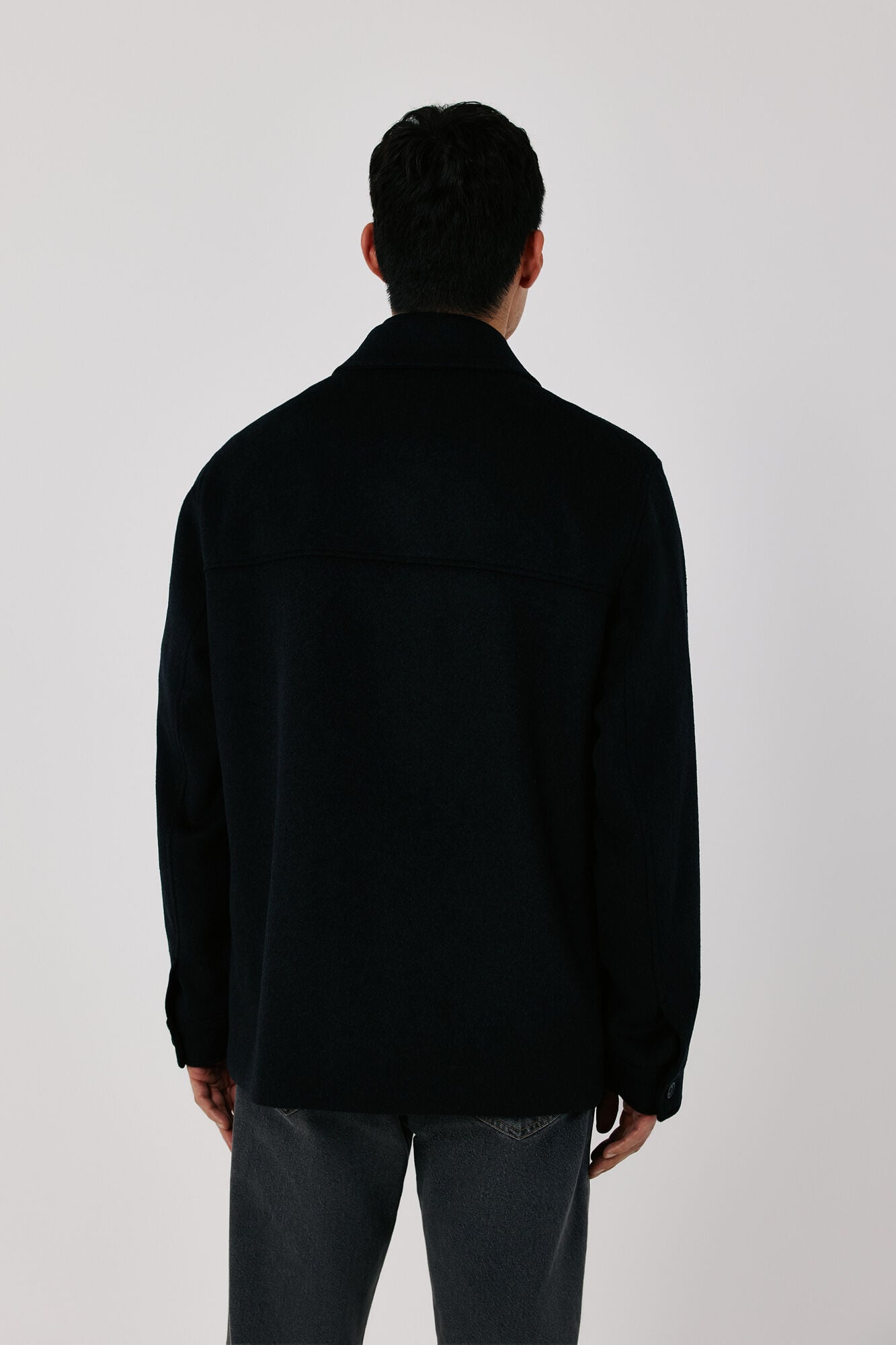 Cortefiel Four-pocket coat Dark grey