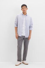 Cortefiel Regular fit comfort chinos Grey