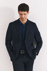 Cortefiel Plain coolmax blazer Navy