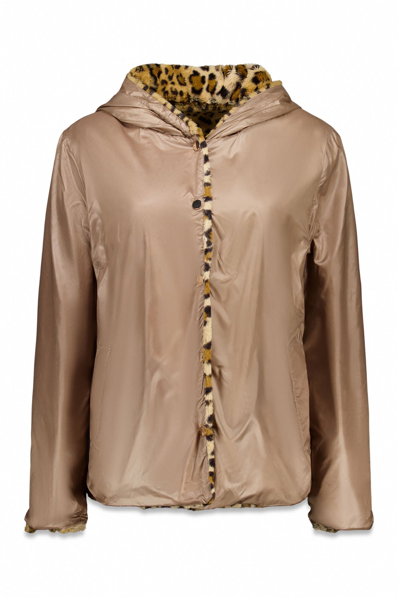 Cortefiel reversible double-sided effect coat Dark brown