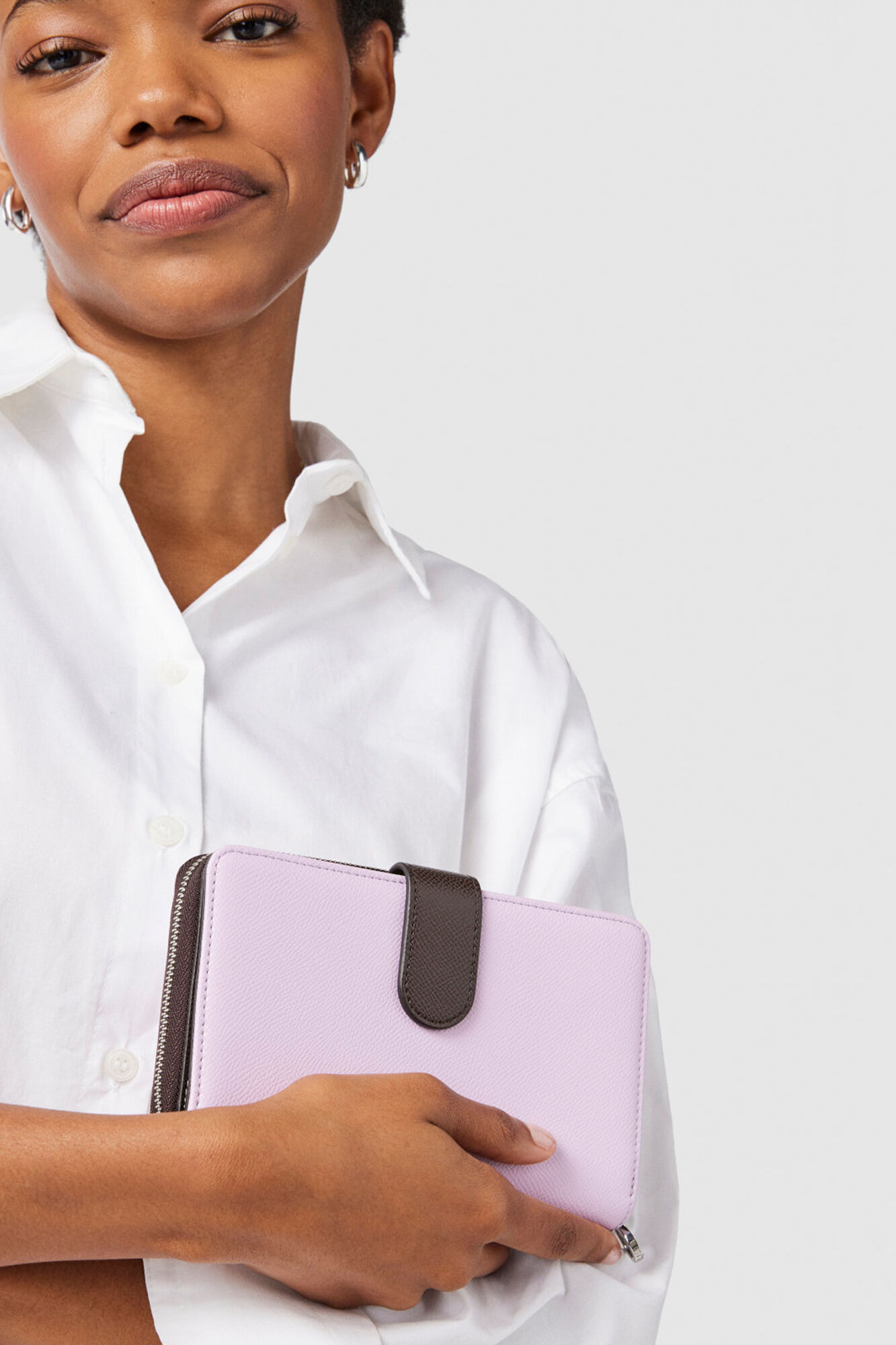 Tous New Dubai Saffiano mauve wallet Lilac