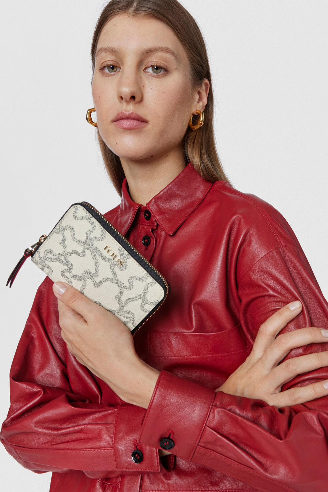 Tous Cartera beige Kaos Icon Multicolor