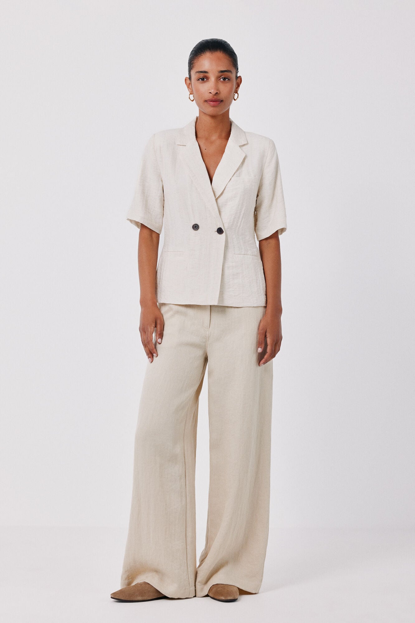 Cortefiel Women's short sleeve blazer
