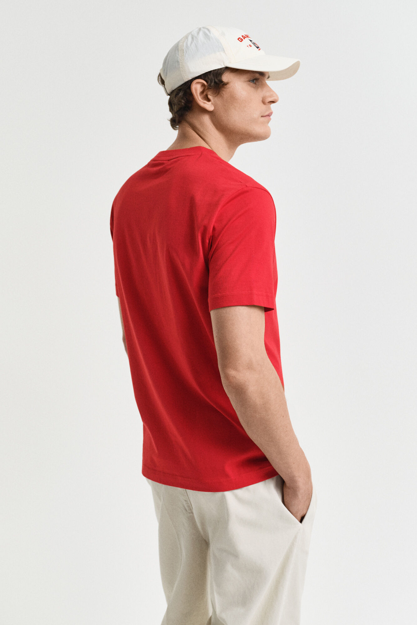 Gant Camiseta gr&aacute;fica GANT pequena Vermelho