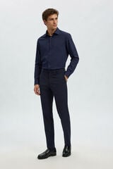 Selected Camisa Slim Fit de vestir Azul marino