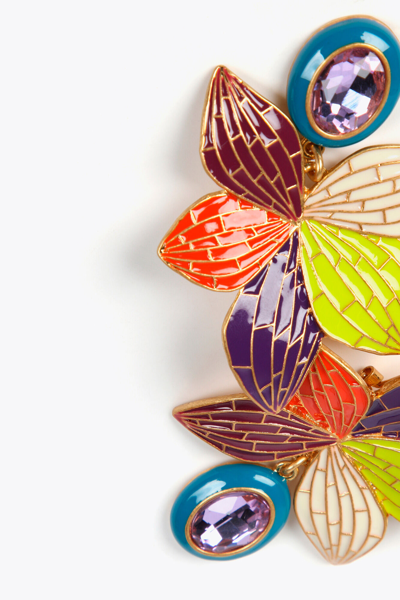 Lola Casademunt Pendientes orqu&iacute;dea