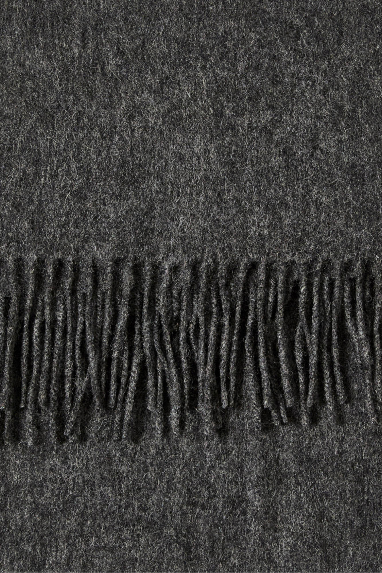 Selected Cachecol 100% l&atilde; RWS. Cinzento