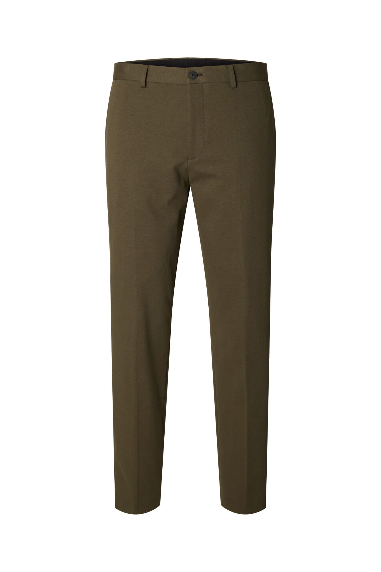 Selected Cal&ccedil;a formal Slim Fit Verde