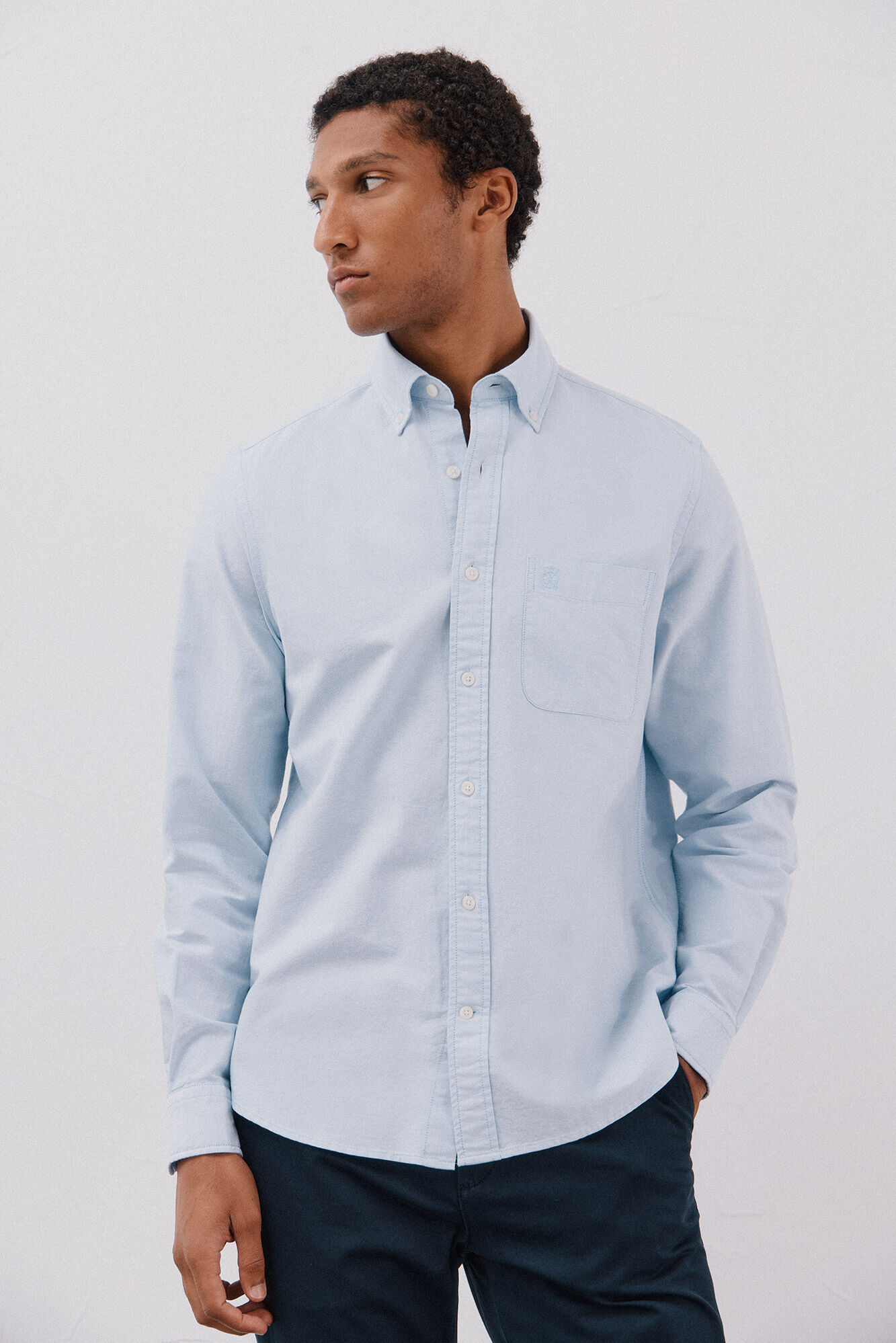 Cortefiel Plain oxford shirt