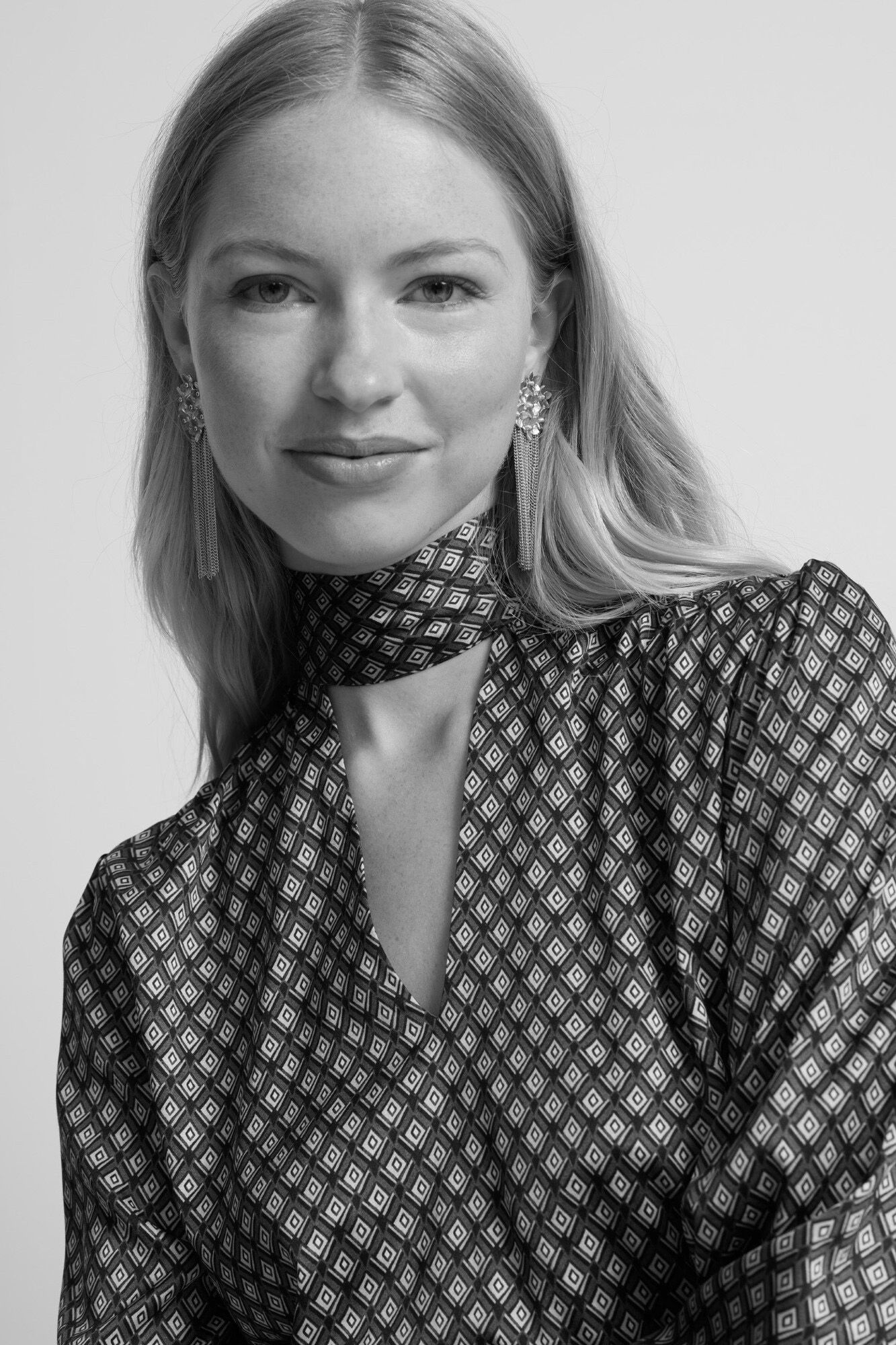 Silbon Satin midi dress Brown