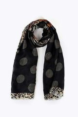 Lola Casademunt cachecol estampado Cinzento