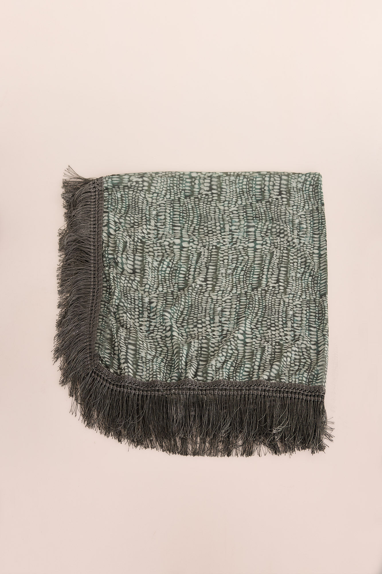 Slowlove Len&ccedil;o de seda estampagem flores