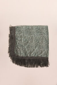 Slowlove Lenço de seda estampagem flores