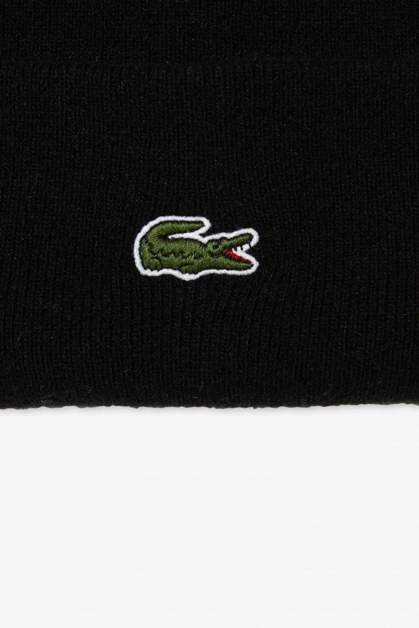 Lacoste Lacoste Unisex Wool Beanie Black