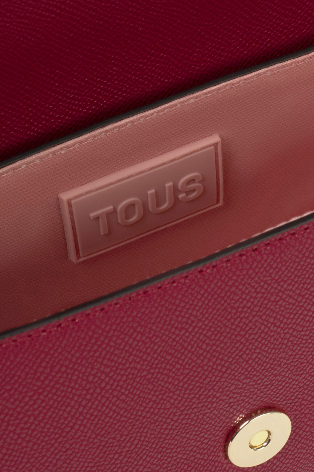 Tous TOUS Brenda garnet crescent mini crossbody bag Maroon