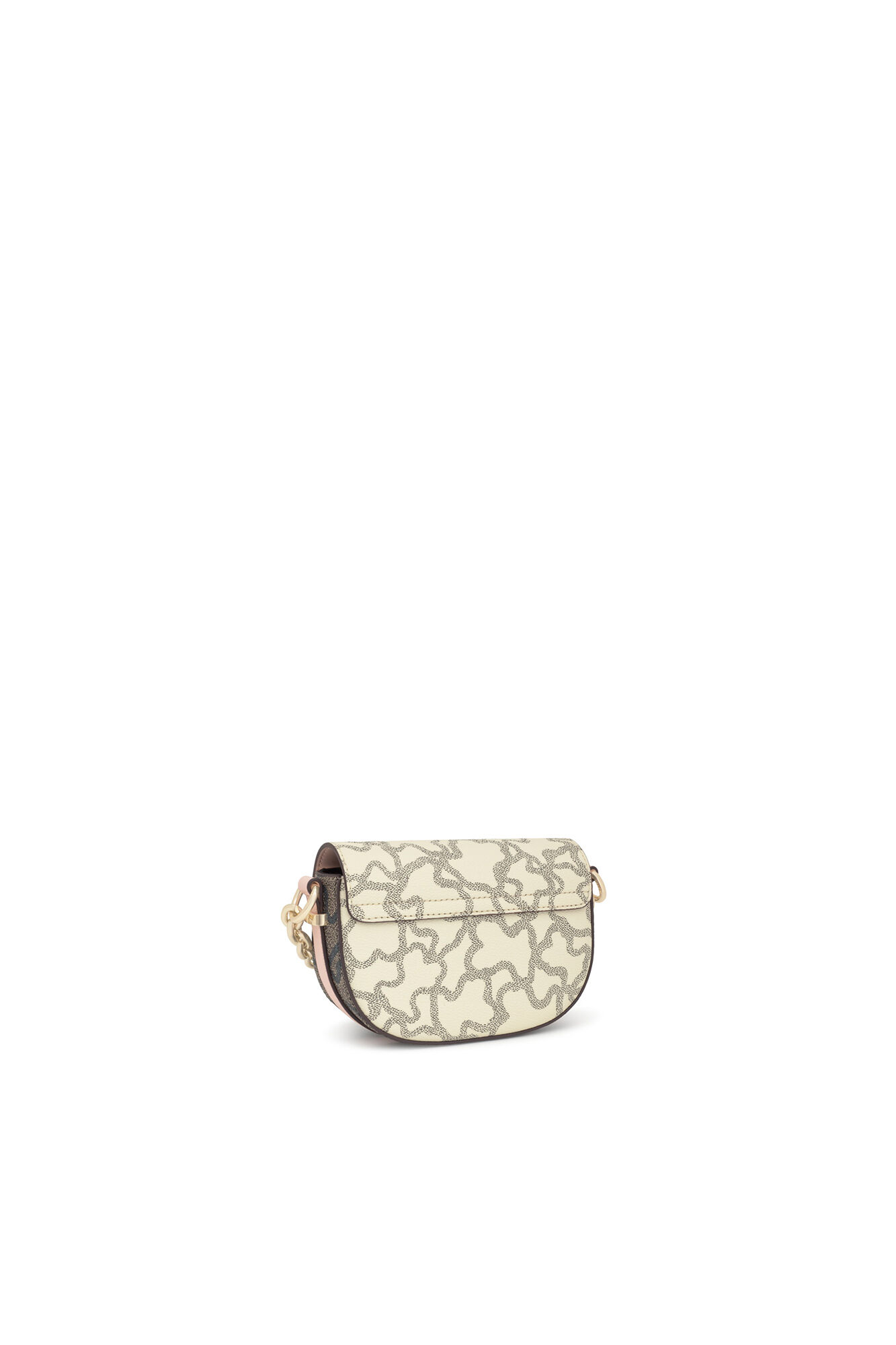 Tous Kaos Icon beige crescent mini crossbody bag Beige