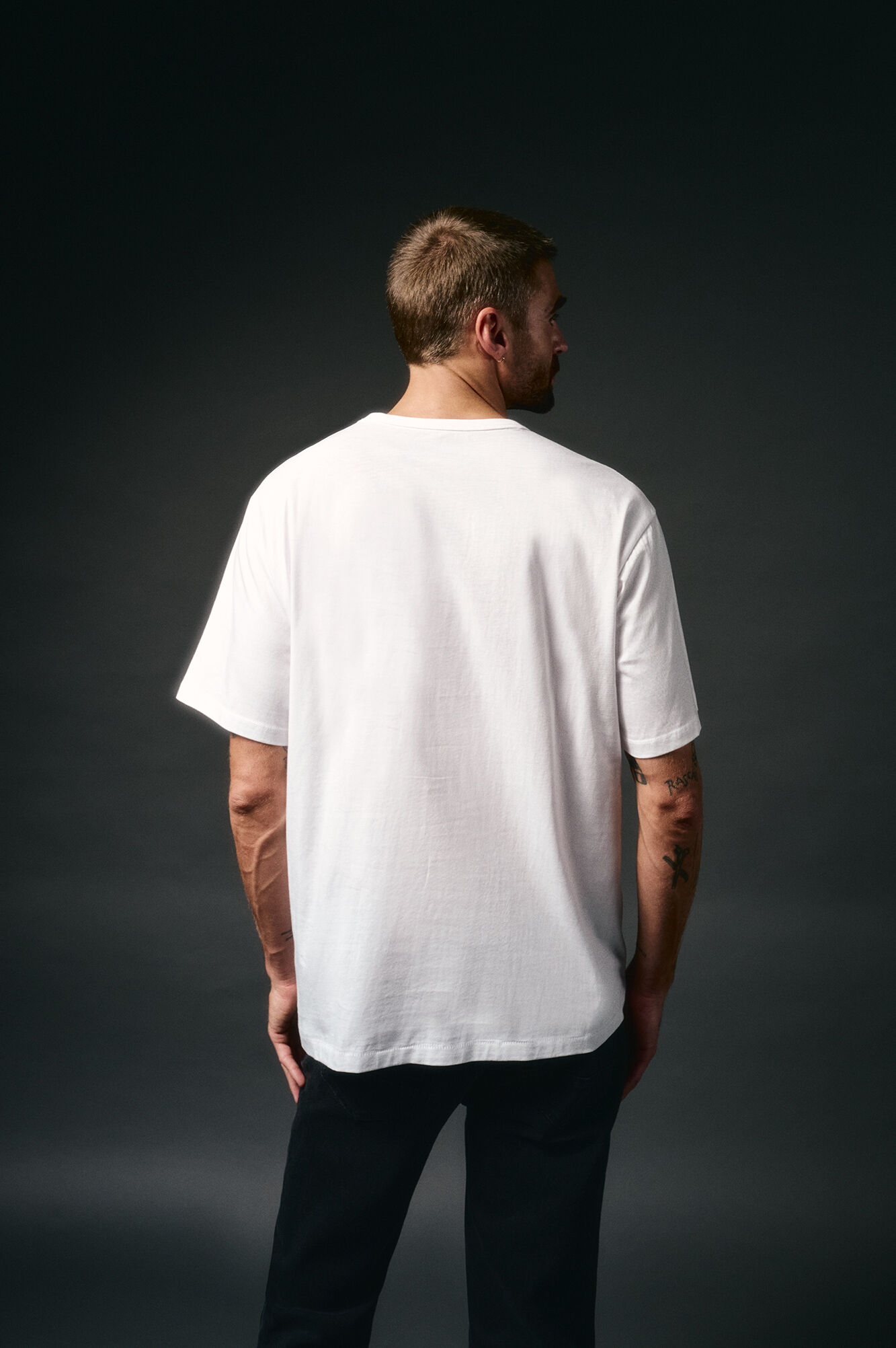 OOTO Camiseta gr&aacute;fica lavada Blanco