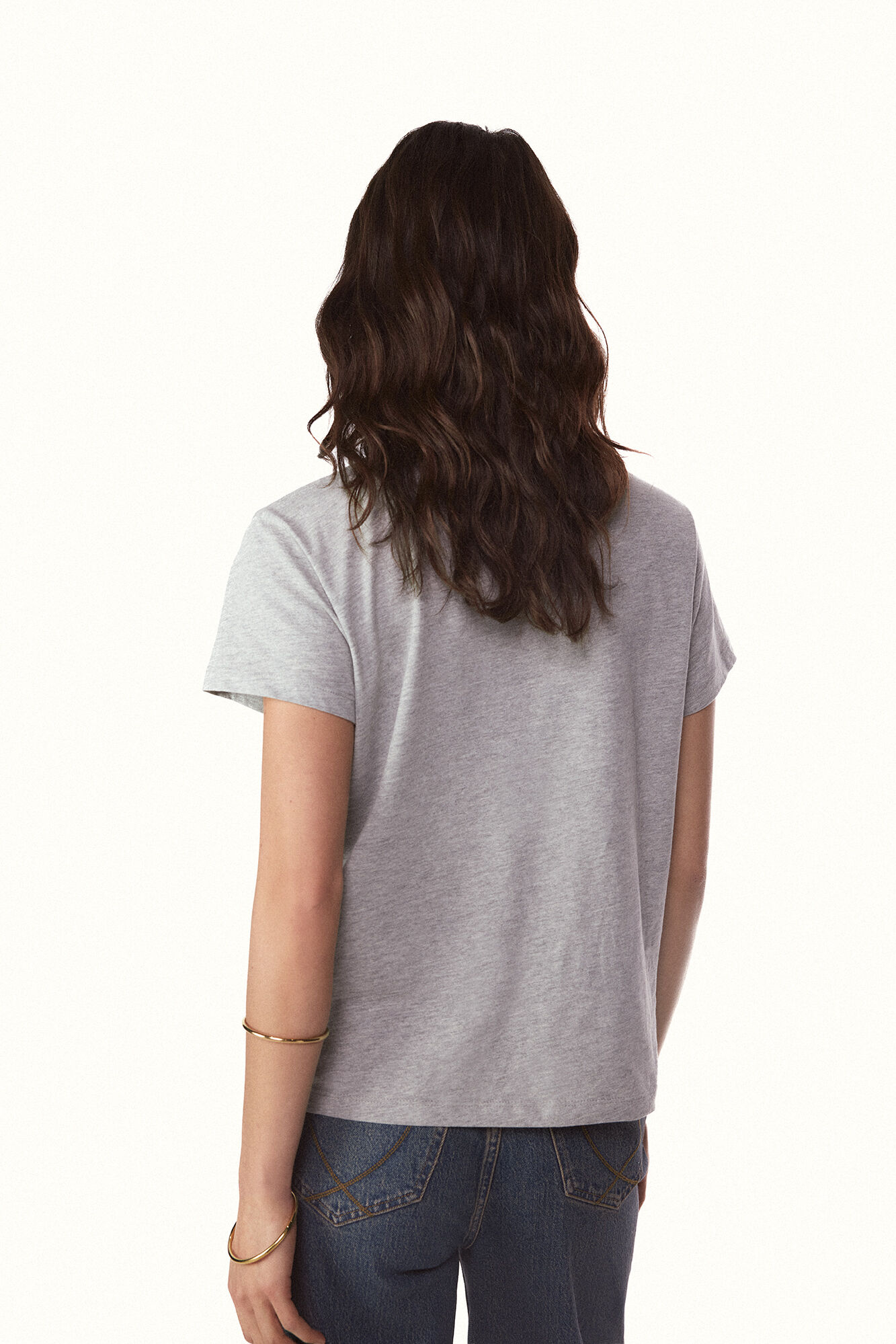Slowlove Camiseta slowlove mariposa Gris