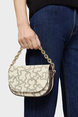Tous Kaos Icon beige crescent mini crossbody bag Beige