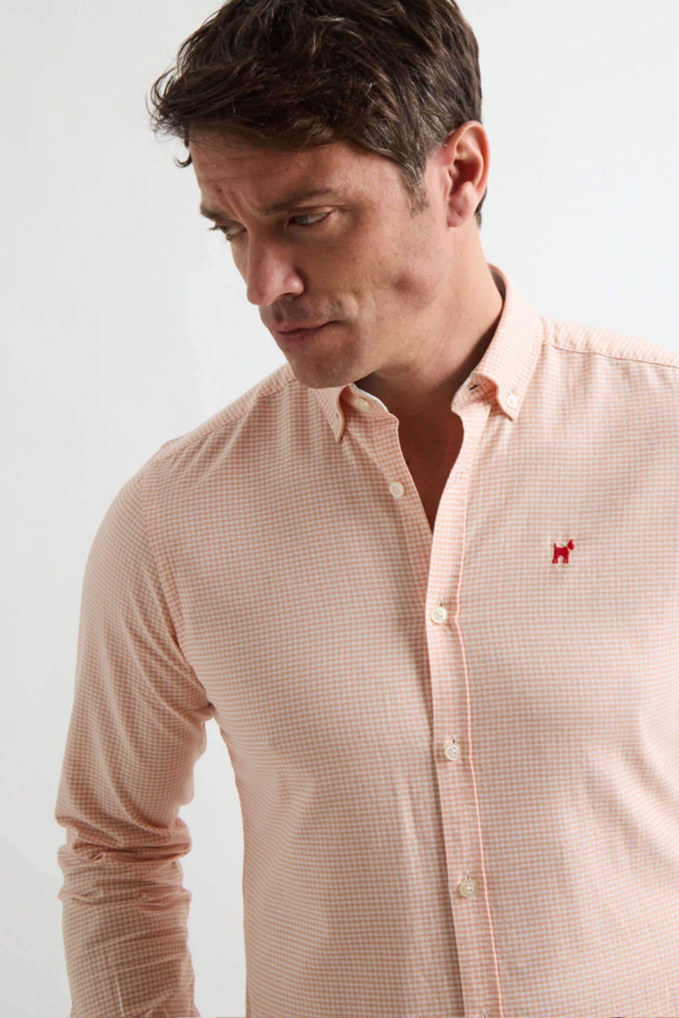 Williot Camisa mini xadrez Tencel