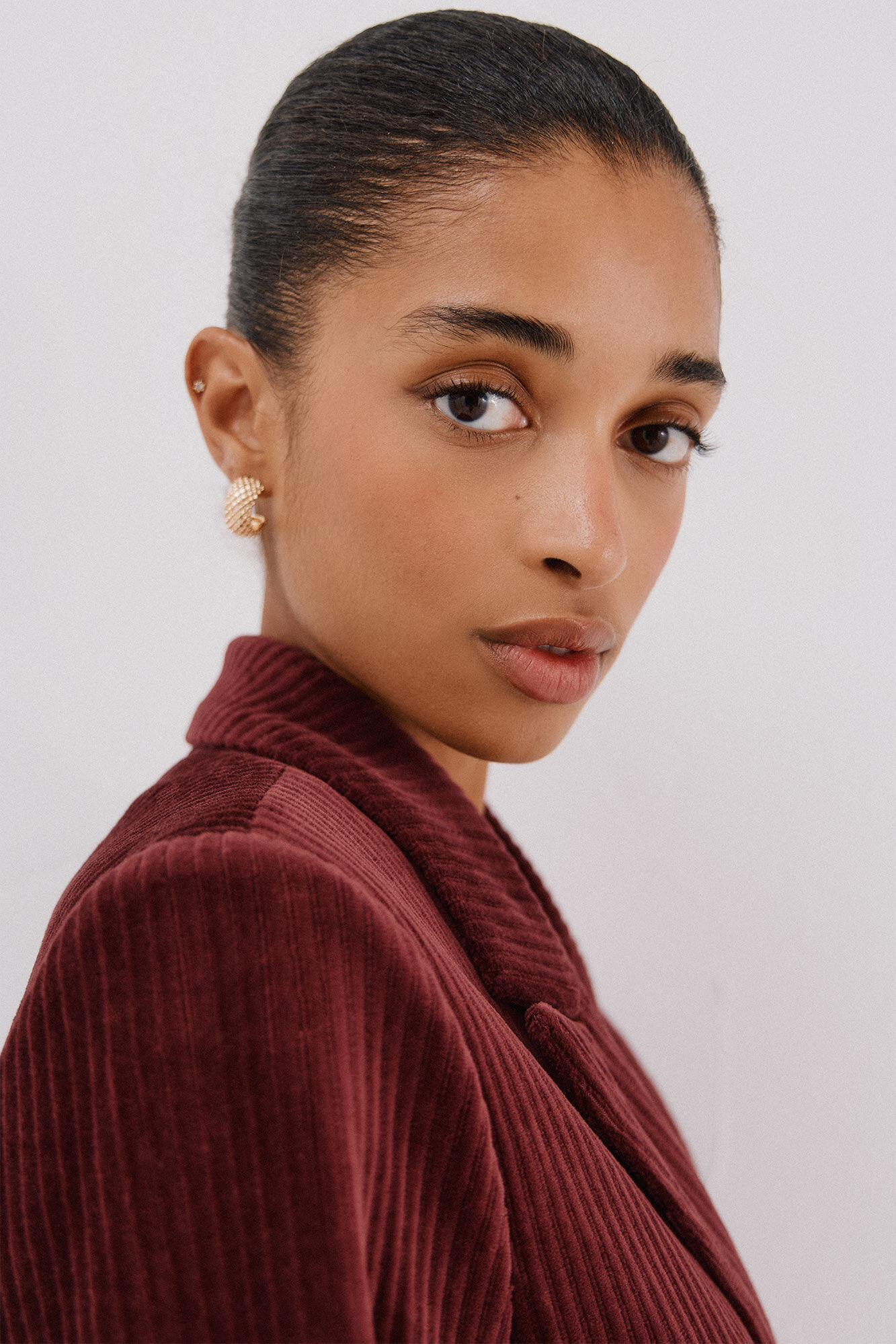 Cortefiel Blazer feminino de veludo Granada