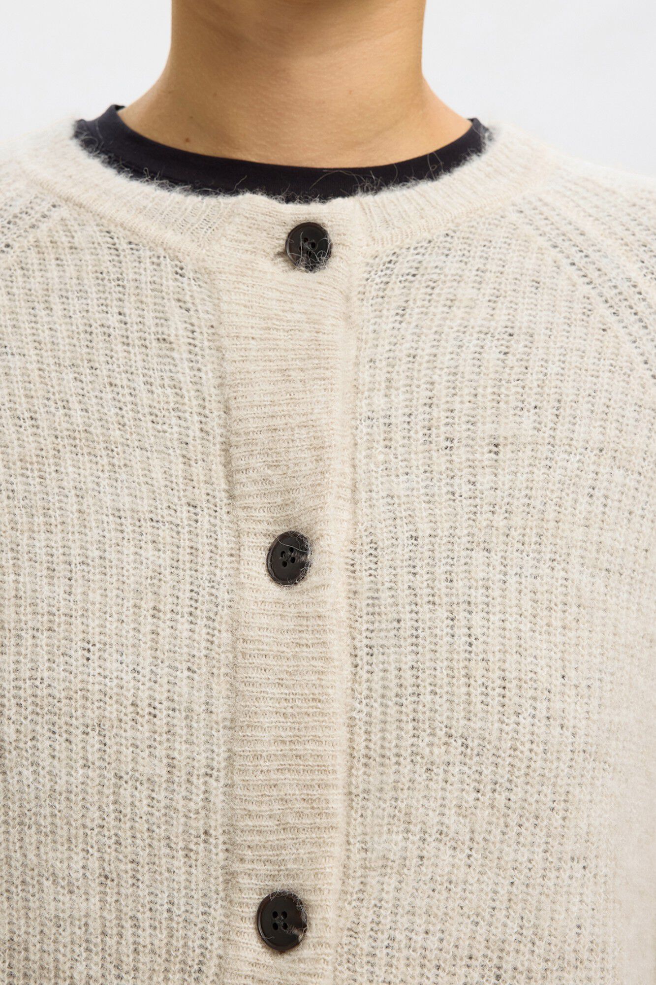 Selected C&aacute;rdigan lana y alpaca