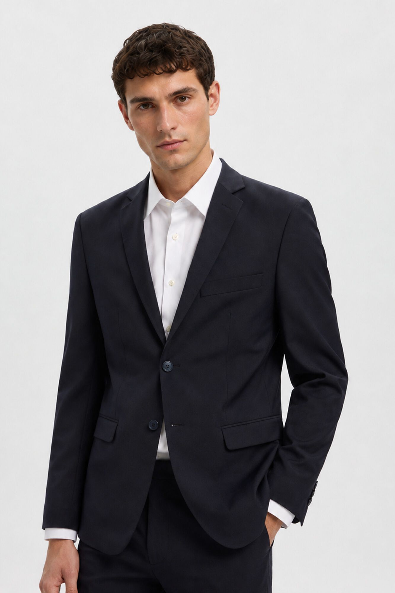 Selected Slim Fit blazer Navy