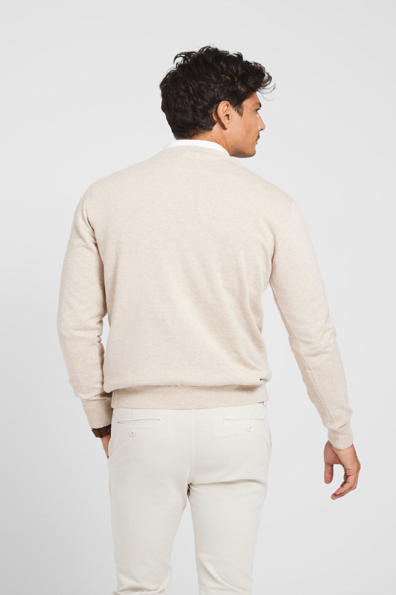 Silbon Jersey pico retro beige Beige