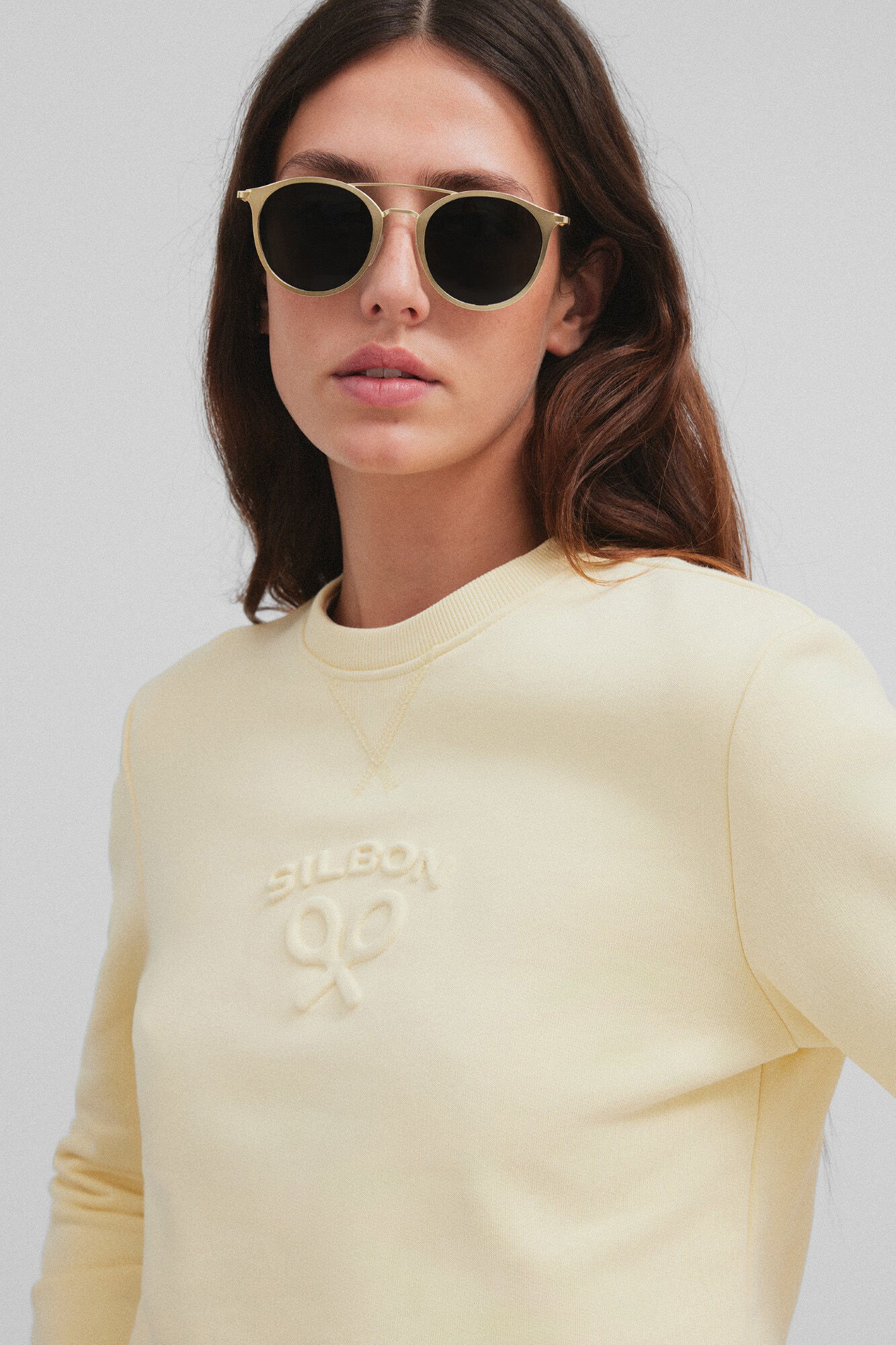 Silbon Sudadera woman silbon clasico Amarillo