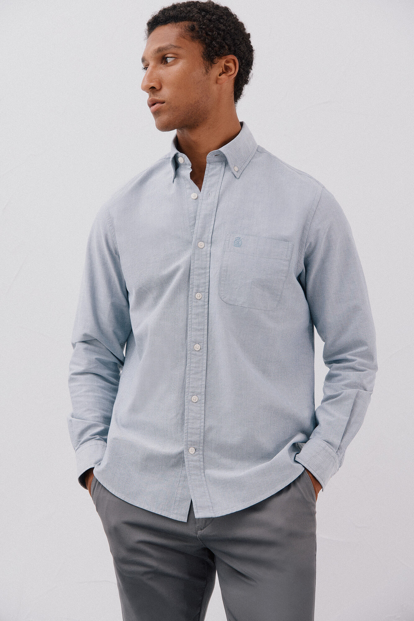 Cortefiel Plain oxford shirt