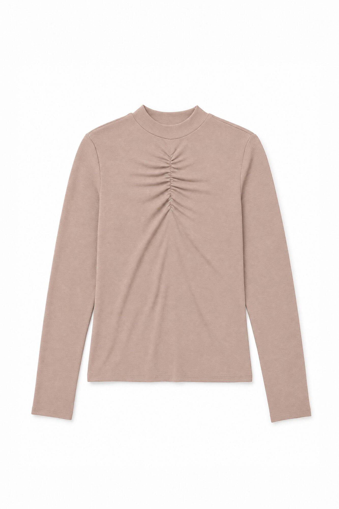 Slowlove Gathered top Beige